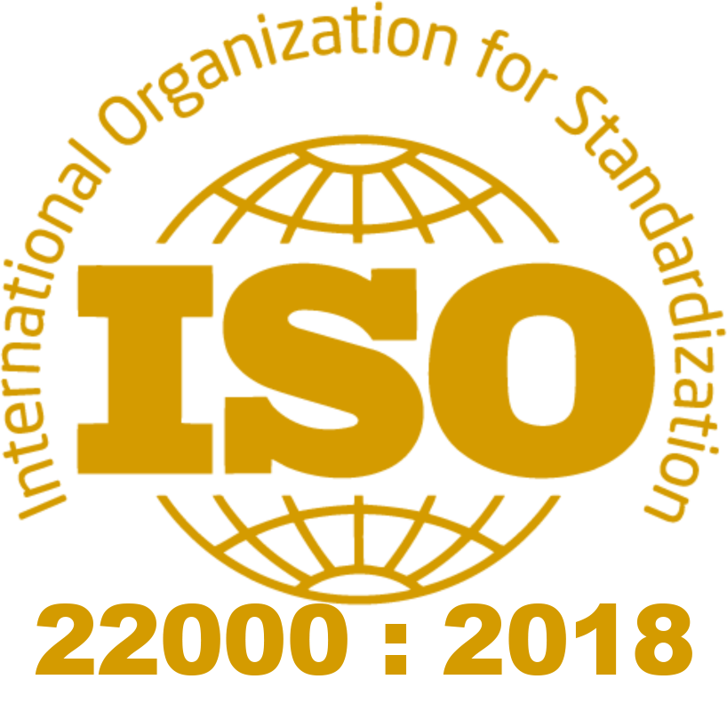 ISO 22000:2018 Certificate